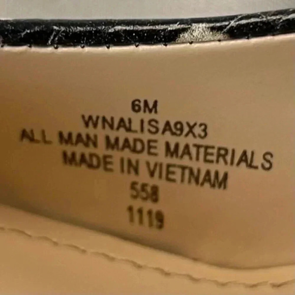 Nine West WNALIS Size 6M Snake Block Heels Business Work Office Party Pumps - Picture 7 of 8